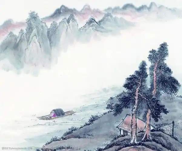 山水风景中国风中式传统装饰画
