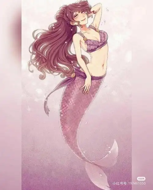 迪士尼公主变成美人鱼