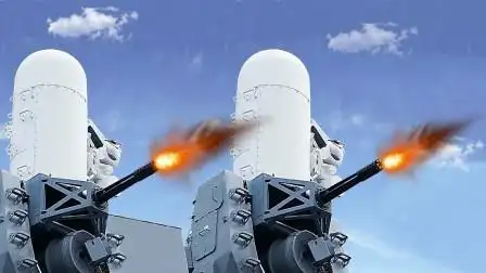 美军试射m61a1火神机炮密集阵,射速堪比加特林,火力惊人!