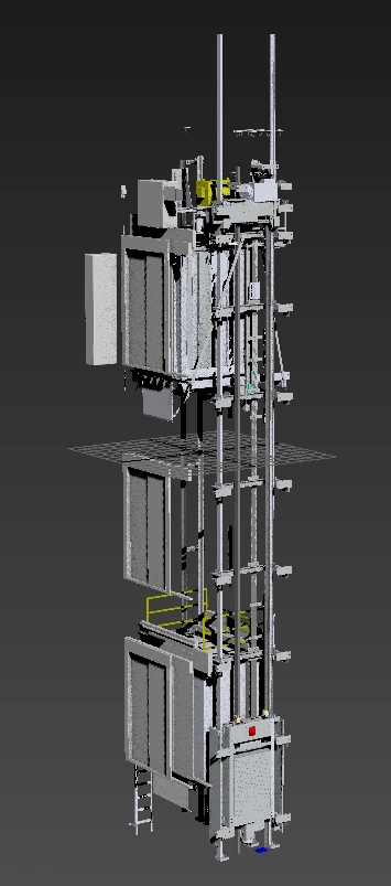 高精度电梯_cg570647622作品_人物机器人/机甲_cg模型网