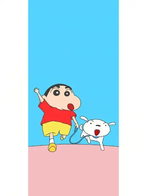 小新与小白壁纸