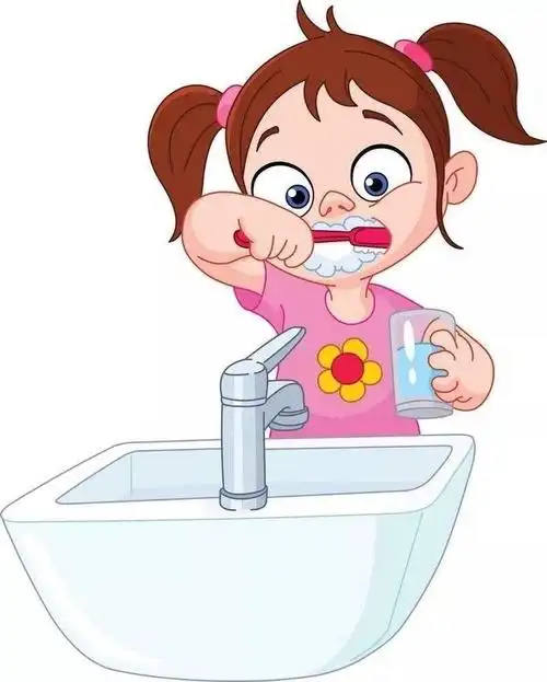 小朋友们拿起你的小牙刷我们一起来学一学正确的刷牙方法吧!