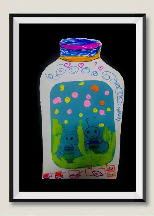 其它 《玻璃瓶里的萤火虫》 写美篇心理方向:运用画笔勾勒身边的事与