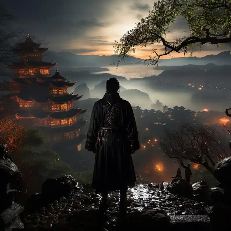 4个剑客背影,你觉得那个最帅