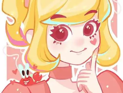 画个蟹老板宝贝女儿珍珍#绘画过程 #q版 #procreate