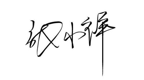 虎年纯手写手工个性连笔商务签名设计