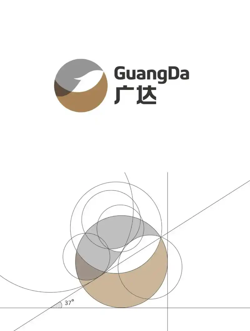 原创设计|广达农业标志创意设计.设计:集田设计 项目:广大农 - 抖音