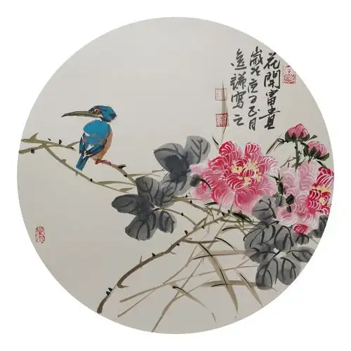 黄炜写意花鸟小品