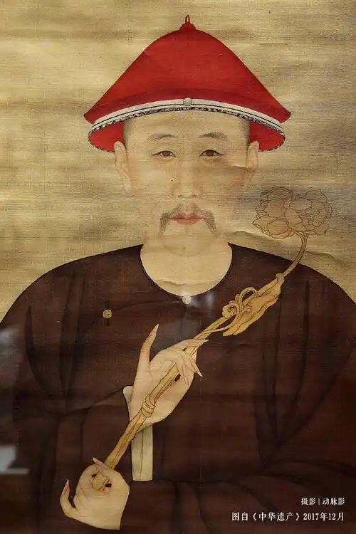 故宫藏雍正肖像画手若柔荑分外妖娆