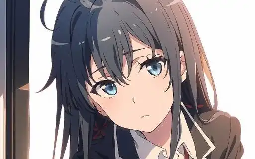 【春物/雪之下雪乃/ai绘画】空空如也