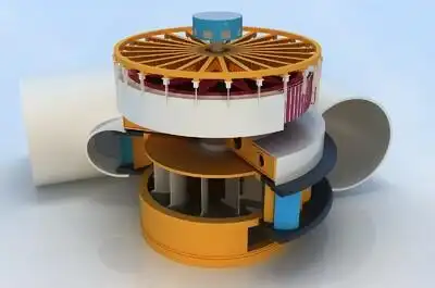 三峡电站,水轮发电机组,_641776407作品_机械/器械电机部件_cg模型网