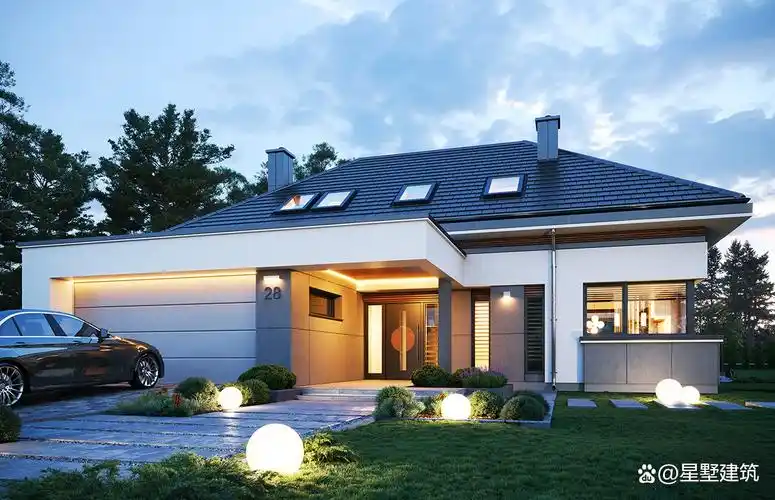 现代风坡屋顶别墅怎么设计