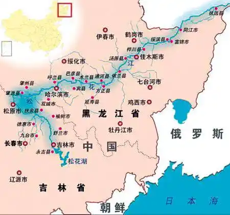 松花江源头松花江最后流入哪里