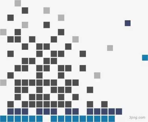 马赛克背景png素材透明免抠图片其他元素