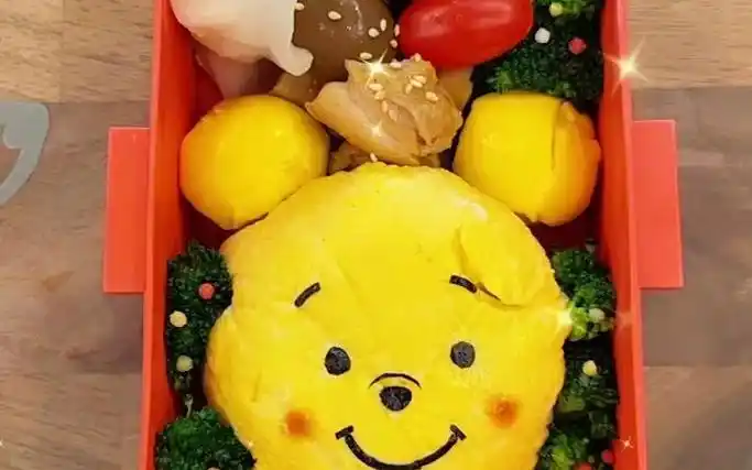 可爱小熊便当