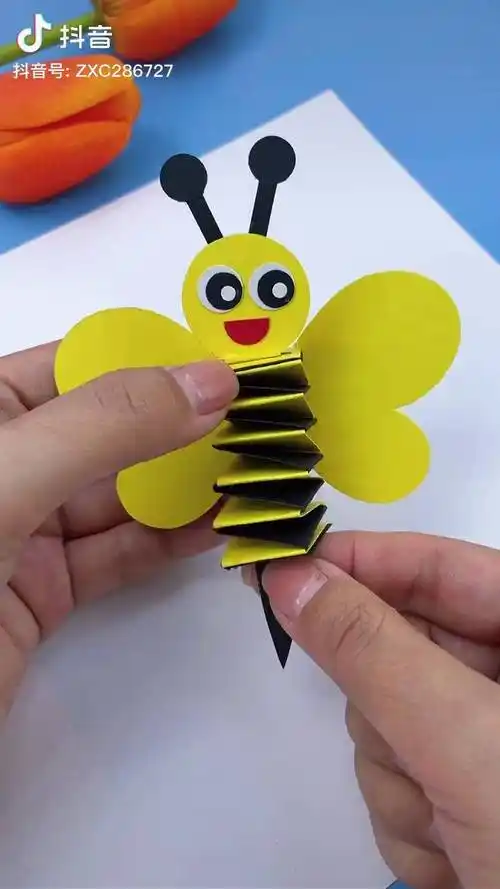 五一劳动节一起来做只可爱的小蜜蜂送给妈妈吧五一劳动节劳动节手工