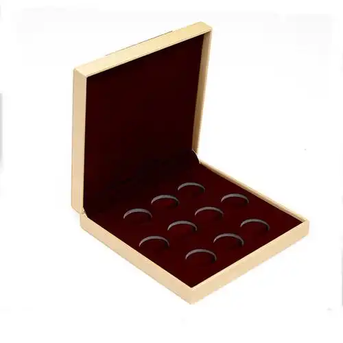 豪华厂塑料硬币盒硬币展示盒包装盒塑料礼品盒硬币