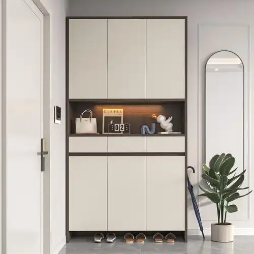 鞋柜家用门口入户玄关柜一体隔断网红2022新款爆款大容量收纳柜子