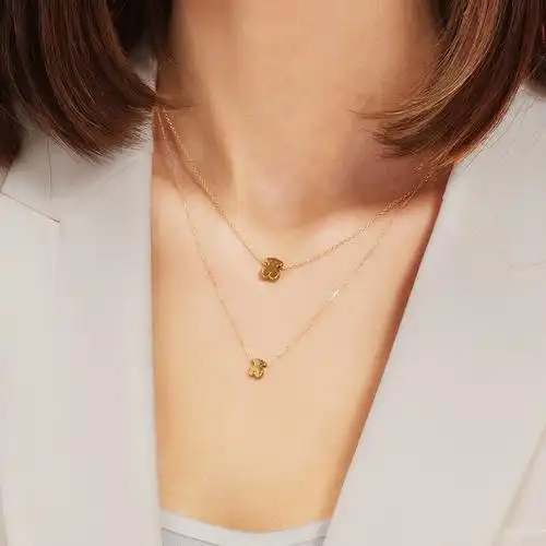 tous项链链女锁骨简约经典小众轻奢小熊小号颈饰