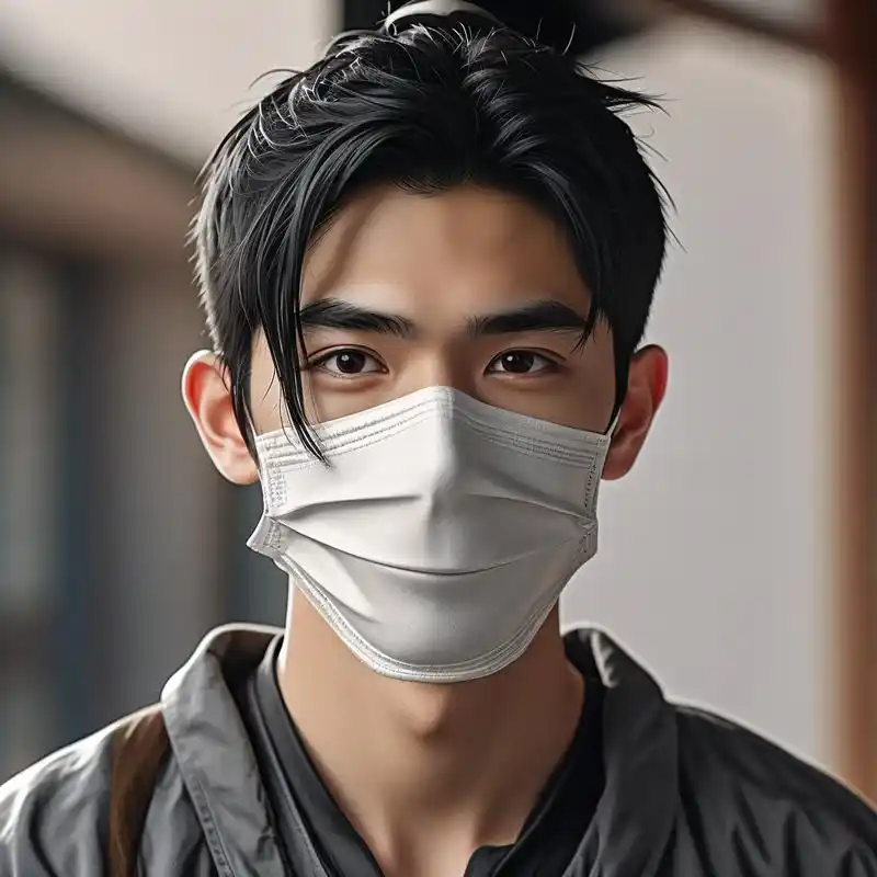 01 帅气男生戴口罩头像 92 今天给大家带来一组戴口罩的帅气男生