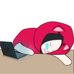 累趴躺尸无聊撸串乖乖等你小红袍微信表情包下载推 荐淘宝详情页-小