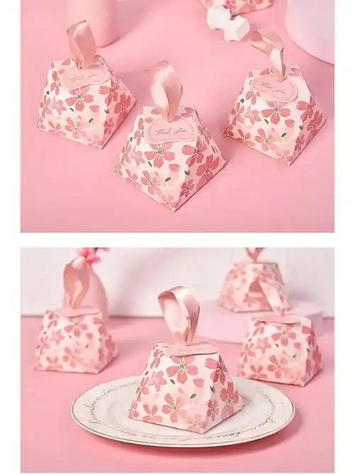 樱花温柔系喜糖盒