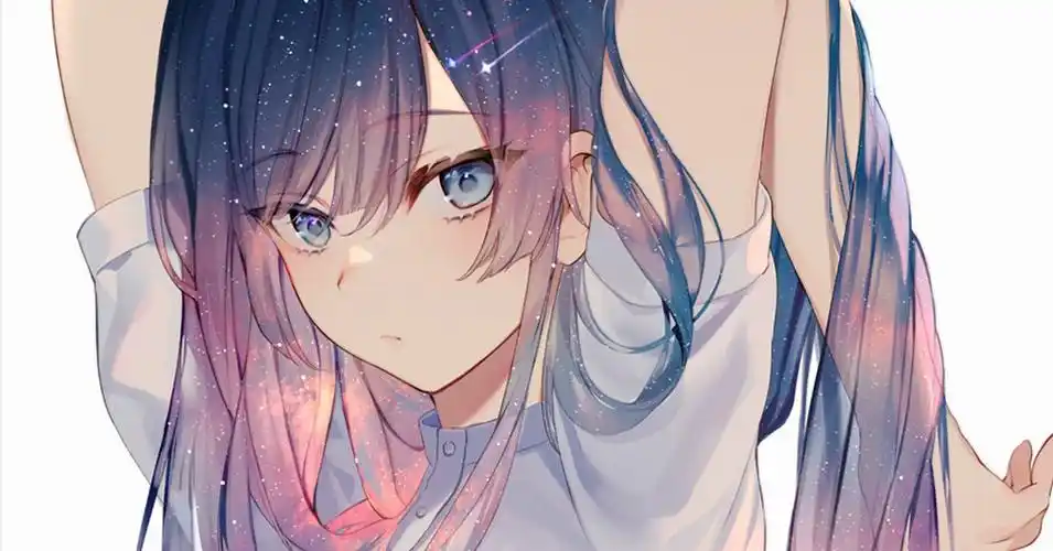 渐变发色插画特辑