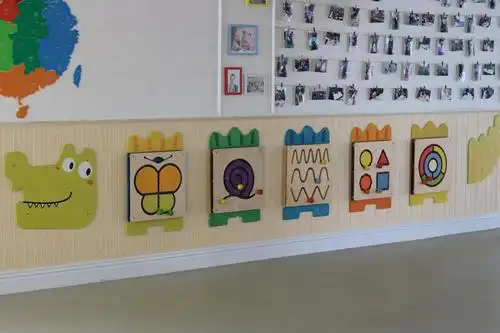 培乐迪幼儿园墙面游戏 墙壁毛毛虫小火车早教幼教儿童益智玩具