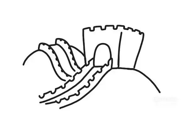 长城怎么画简笔画