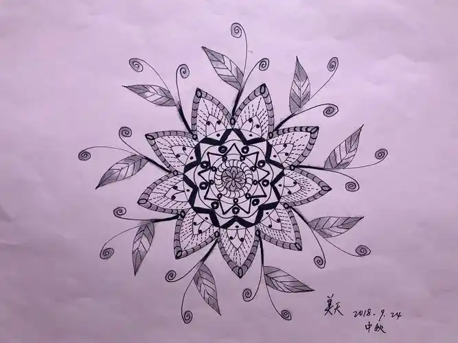 冬练三九禅绕画第四周