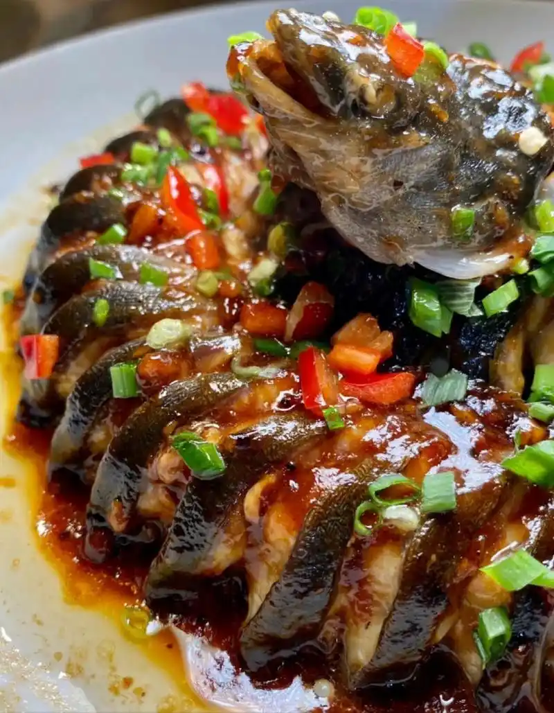 老广味道97豉汁蒸鳝鱼,爽脆弹牙 豉汁陈皮蒸鳗鱼 ,真的好有广东特色