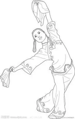 东北风土人情简笔画