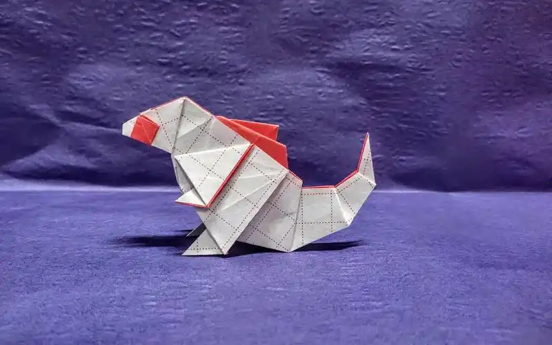 【origami tutorial】哥斯拉折纸制作教程how to make an origami