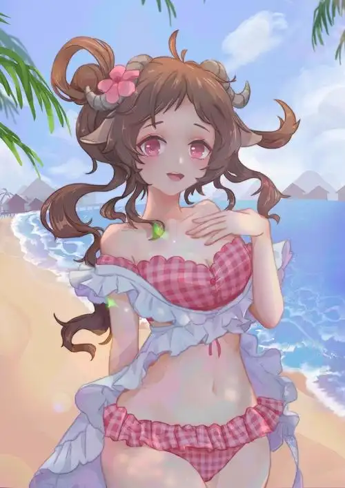 【同人】明日方舟小羊泳装