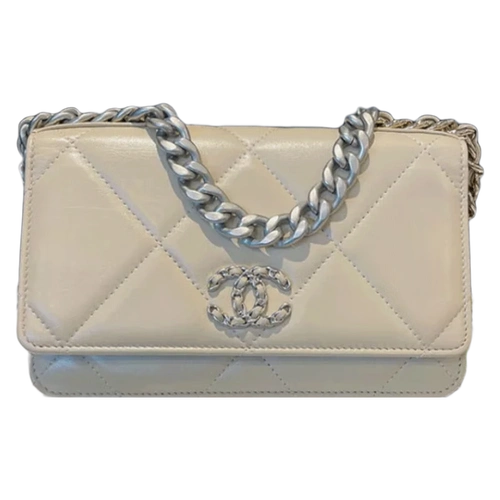 香奈儿(chanel) chanel 香奈儿19bag 系列 奶茶色 woc 奶茶色【图片