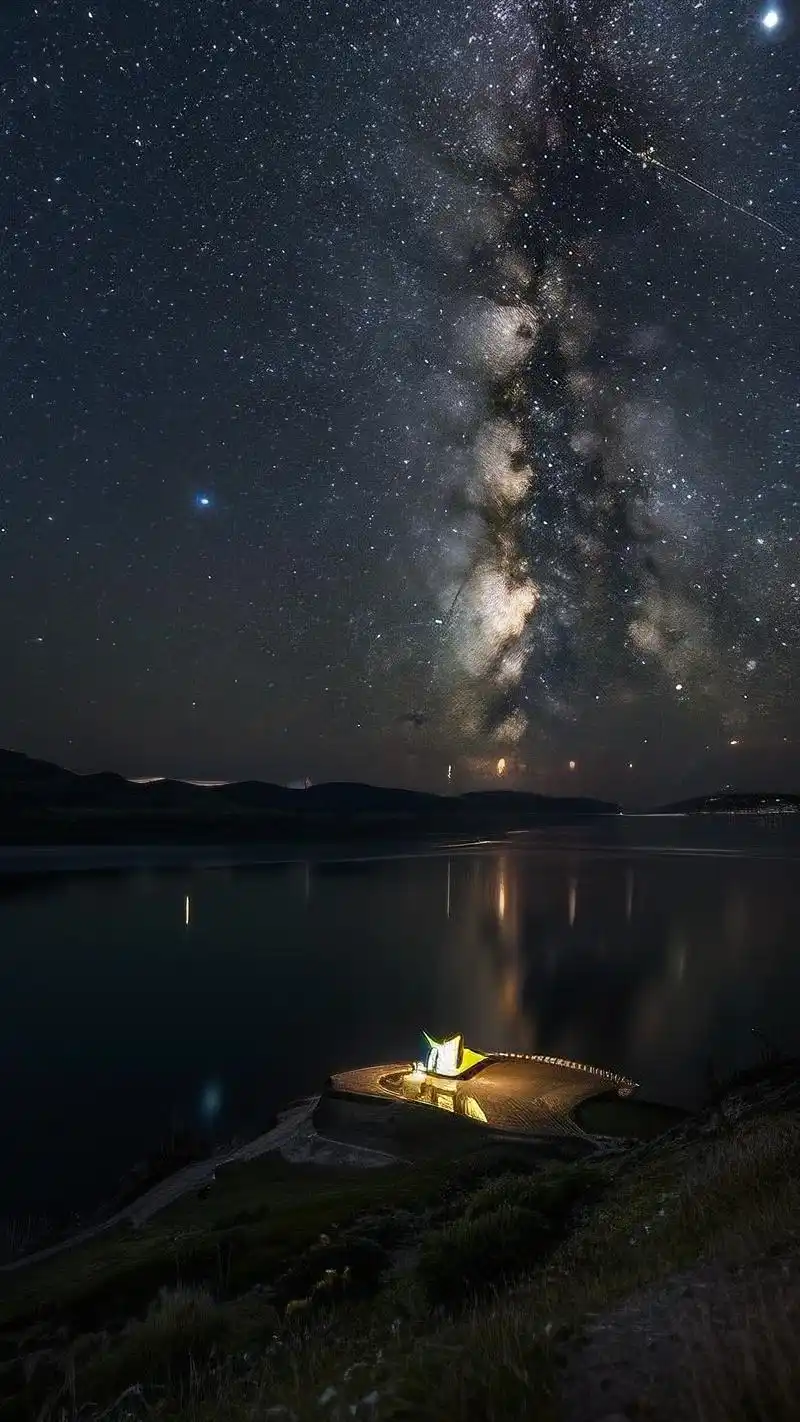 78夜空渐亮壁纸,层次感满满90