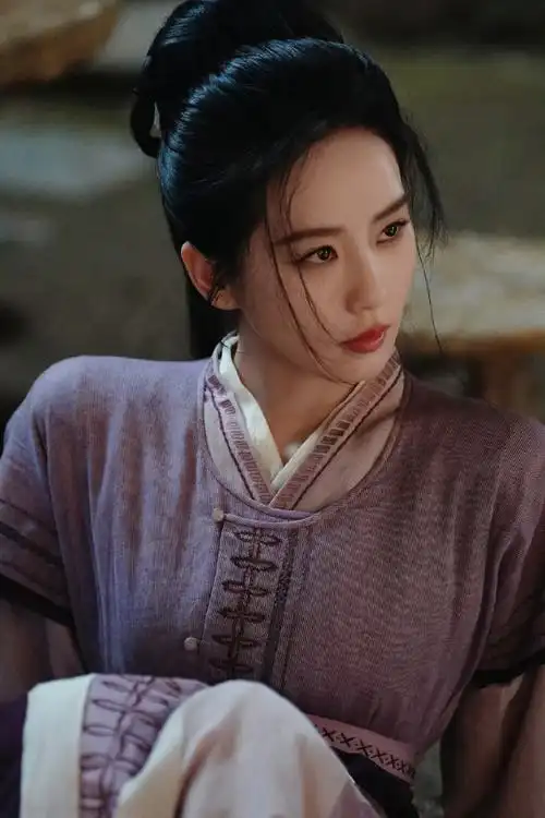 刘诗诗半遮面造型