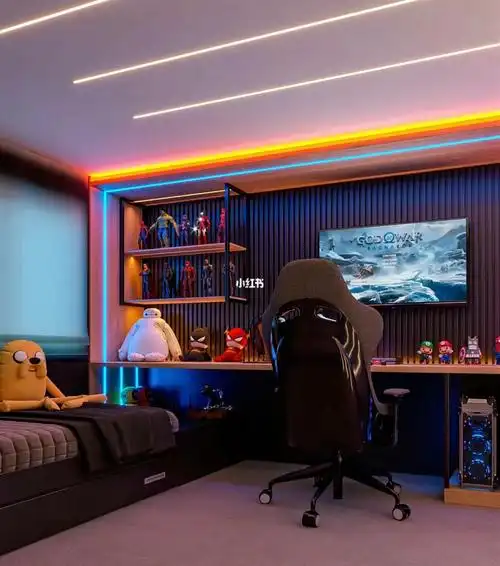 男孩子的快乐电竞房设计