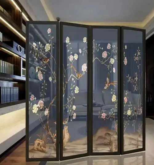 中式古典屏风云母屏风烛影深