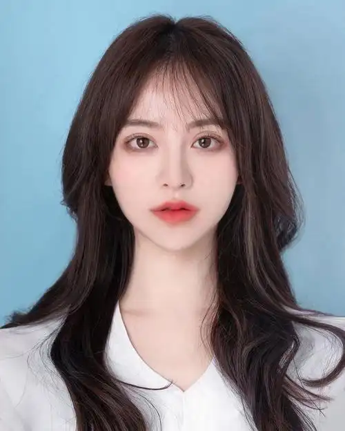 韩国证件照模板女