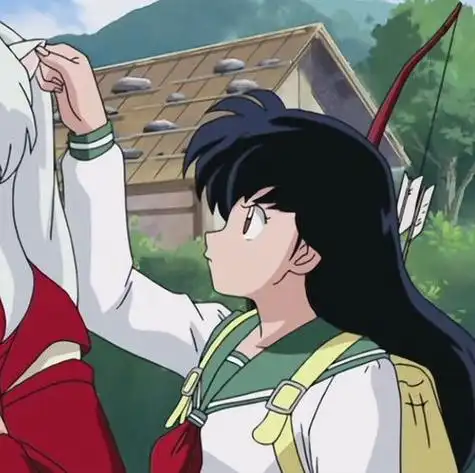 犬夜叉戈薇情头 犬夜叉戈薇情侣头像图