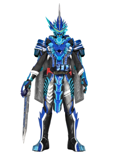 假面骑士:粉丝自制圣刃强化形态,三只魔龙极为瞩目,霸气十足!