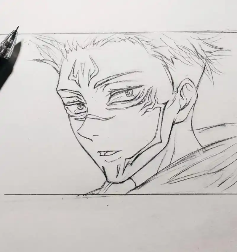 宿傩大爷 #图文伙伴计划 #宿傩 #咒术回战 #绘画  - 抖音