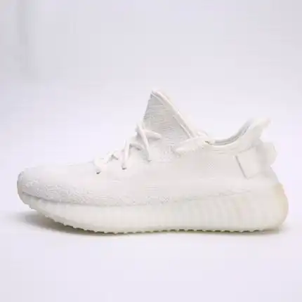 正品350男鞋官网满天星纯白椰子