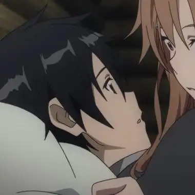 情侣头像动漫刀剑神域桐人x亚丝娜