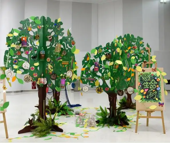 新区师生的这些装置艺术品绝了!_作品