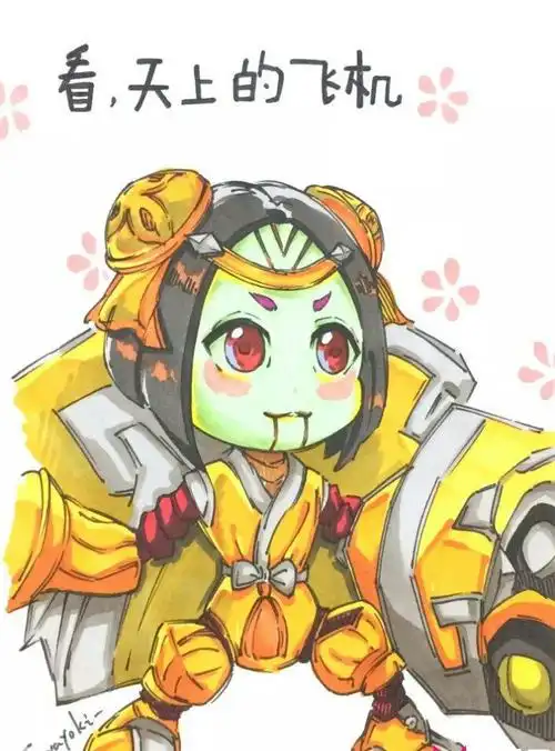 王者荣耀人物简笔画图片彩色,鲁班七号出装技巧