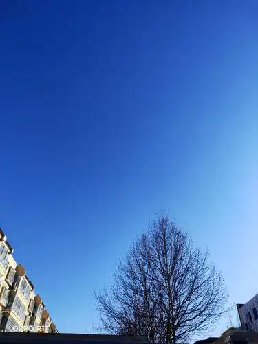 碧空如洗万里无云的意思