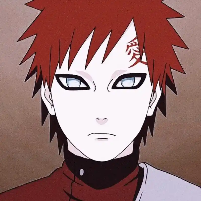 【调修】火影忍者/我爱罗.#我爱罗 #动漫头像 - 抖音