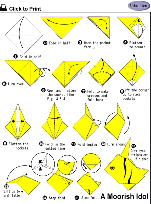 钱怎么样折纸鱼